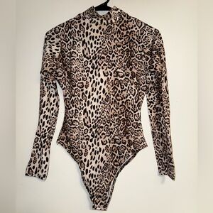 Boohoo Leopard Bodysuit
